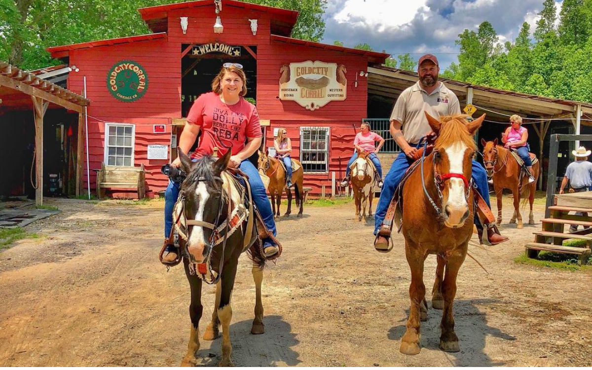 North Horseback Riding Blue Sky Cabin Rentals
